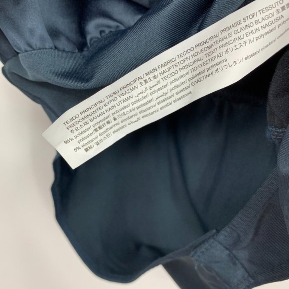 Zara Bodysuit Blue Sateen VNeck Sleeveless NWT - Picture 8 of 11